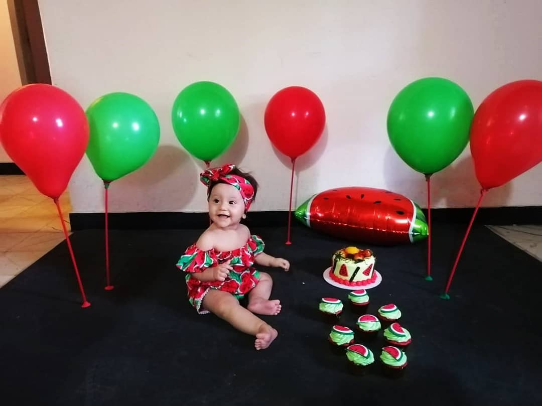 La pequeña Ana Lucía Pérez Barreto.